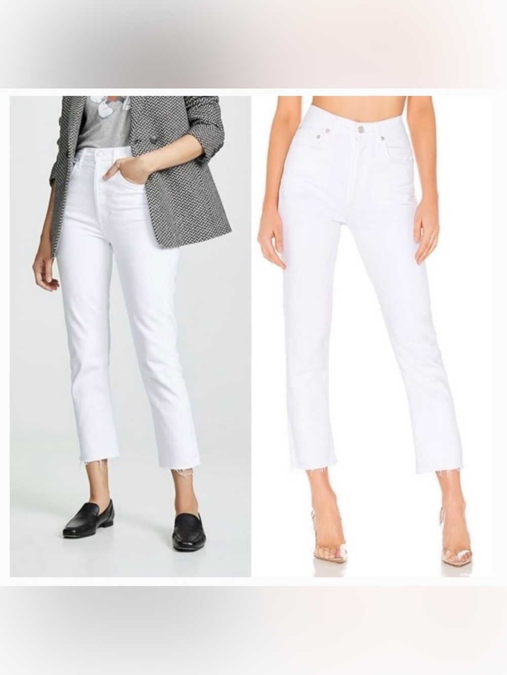 AGOLDE Riley High Rise Straight Jeans in Blurred - Picture 6 of 15